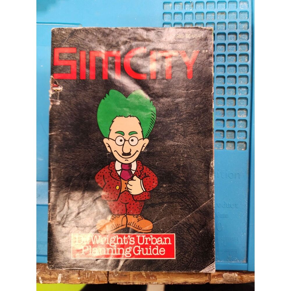 SimCity for Super Nintendo MANUAL ONLY!